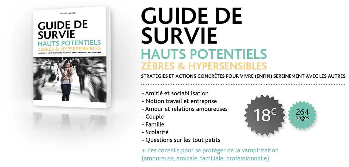 livre haut potentiel zebres hypersensibilite